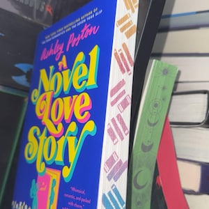a Novel Love Story by Ashley Poston Custom Metallic Ombré Edges
