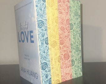 Twisted Series by Ana Huang Custom Metallic Sprayed edges - Twisted Love, Twisted Games, Twisted Hate, OR Twisted Lies - Individual books