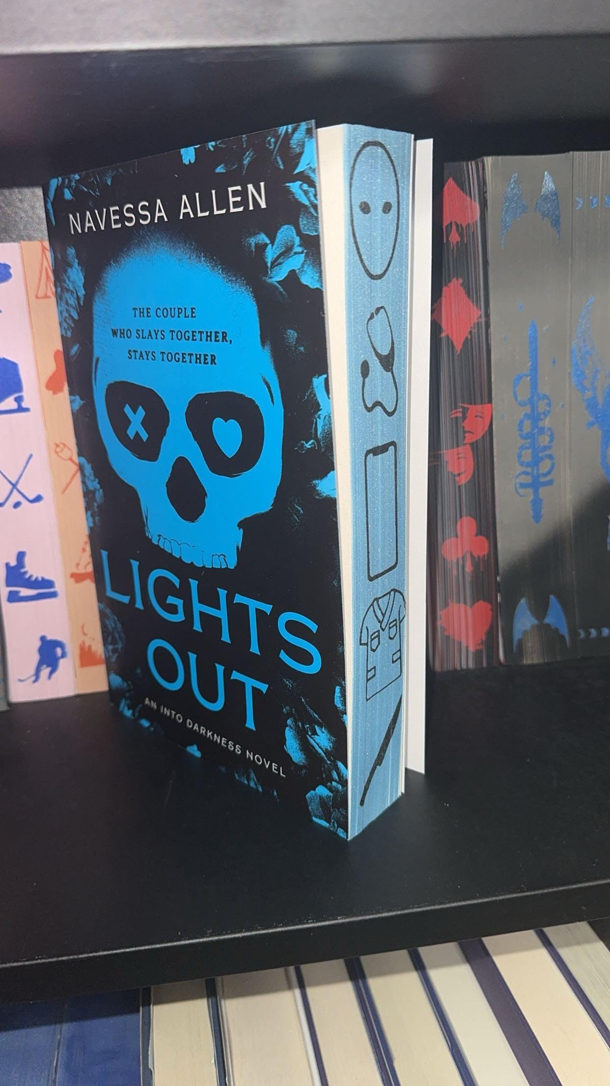 Lights Out by Navessa Allen Custom Sprayed Edges