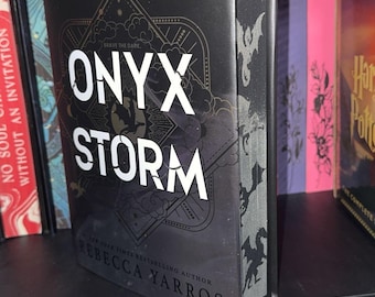 Onyx Storm Rebecca Yarros Custom Edges