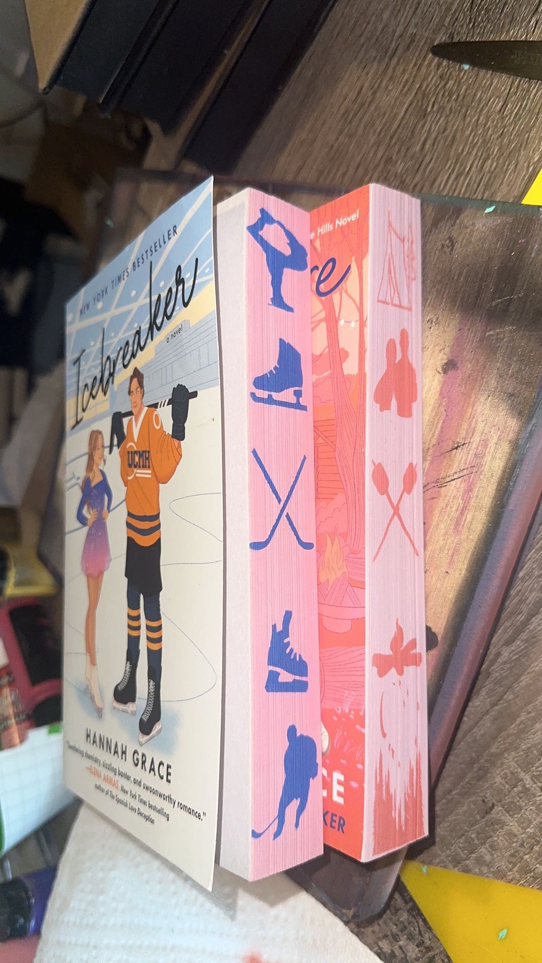 Icebreaker and Wildfire by Hannah Grace Custom Edges Etsy
