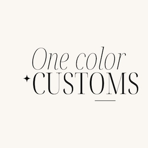 One Color or Ombré Custom Sprayed edges