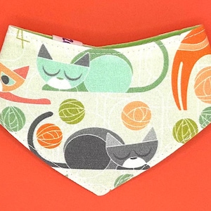 Cat Bandana, Modern Deco Cat Bandana