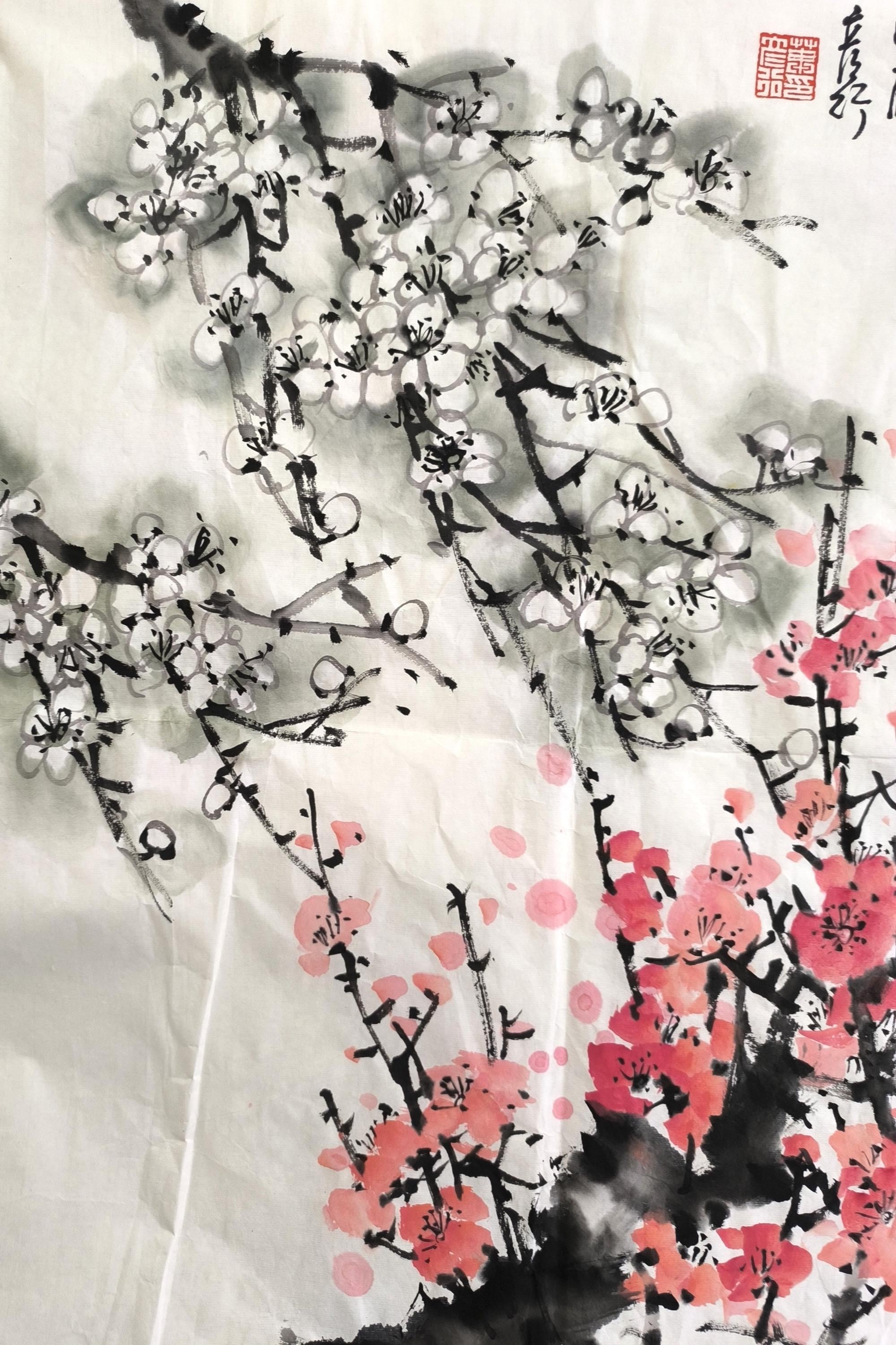 梅花3 Plum Blossom 3 梅花 3 - Etsy