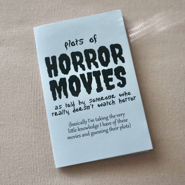 horror movies zine