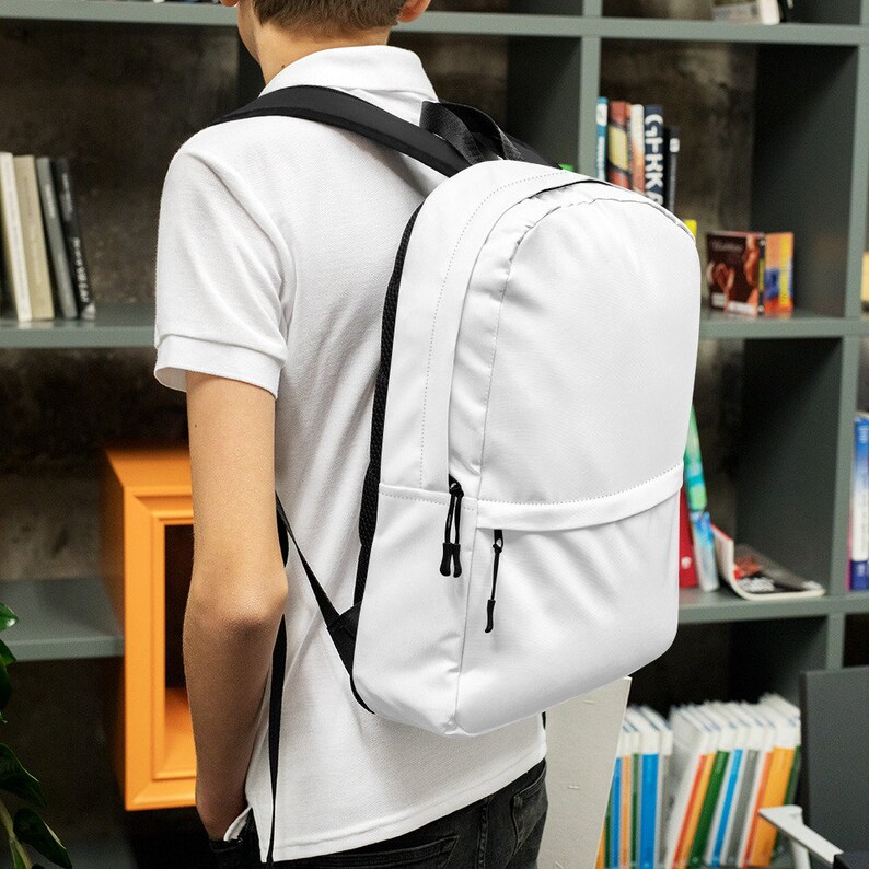Quality Simplistic White Backpack Gift Idea - Etsy