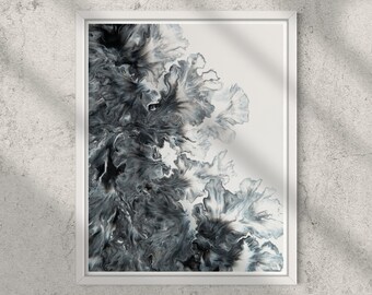 It's Not That Simple by Meghan Parnell | Art Print, Monochromatic painting