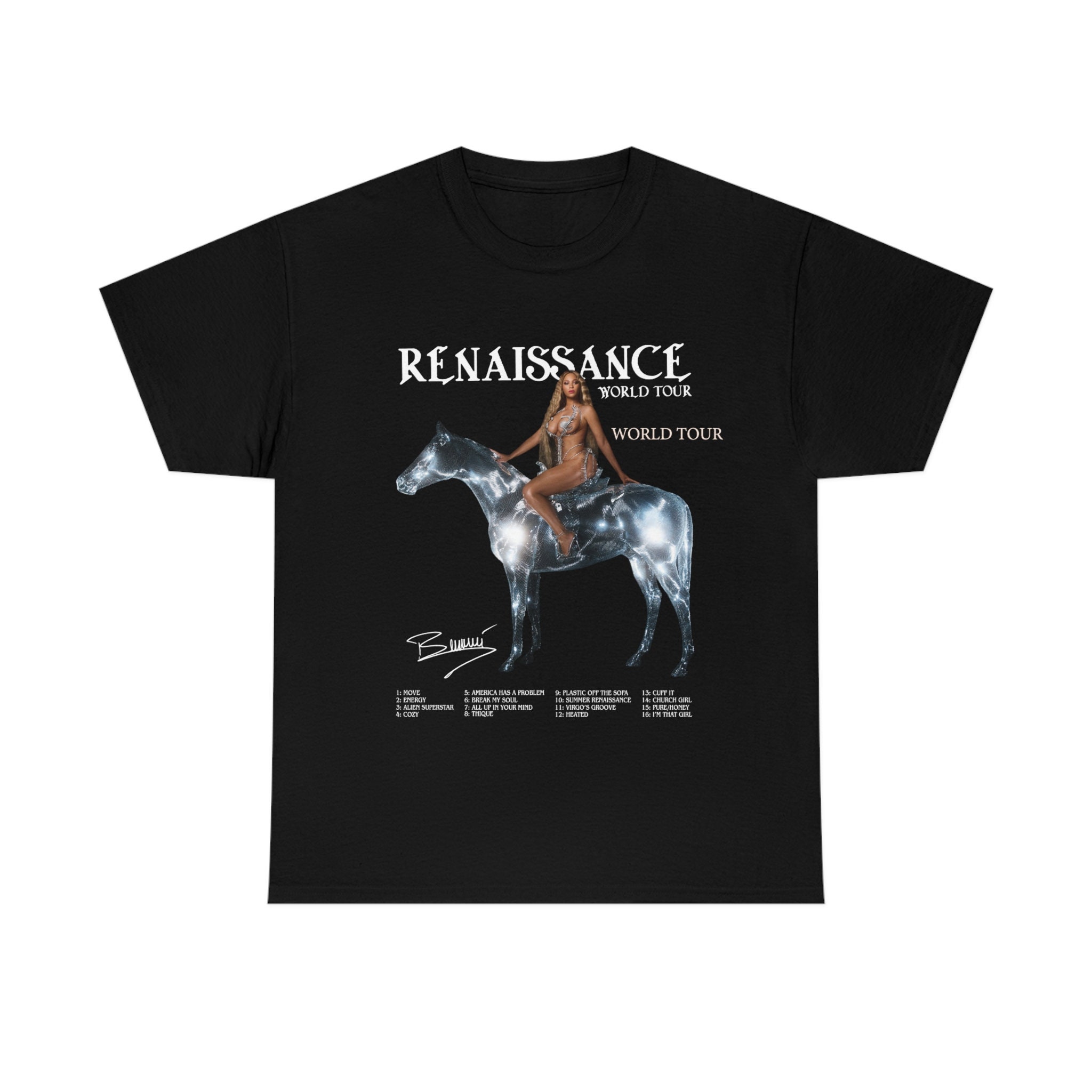 Discover Vintage Beyonce Tour Renaissance Tour World Tour 2023 T-Shirt