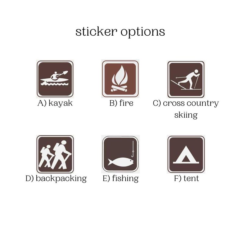 Coaster Set With Recreational Trail Signs - Etsy
