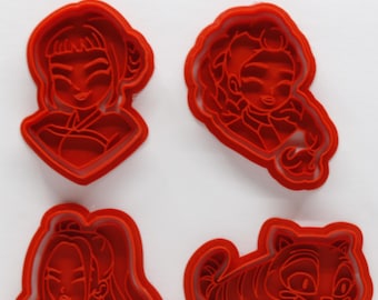 K-Pop Demon Hunter Cookie Cutter Set + Recipe Card | Anime Inspired Baking Kit | Fan Gift