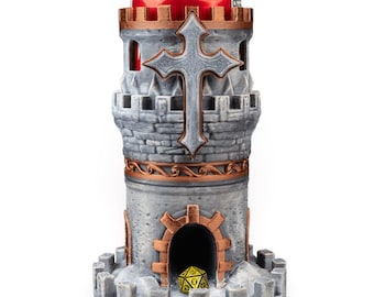 Heroic Dice Tower Can Holder | 3D Printed DnD Tabletop Accessory