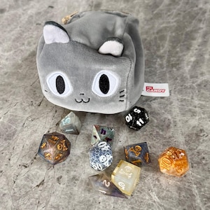 Handgefertigte Würfeltasche | D&D | Würfel und Miniaturen Aufbewahrung | TTPR | Geschenkidee | D&D | Dungeons and Dragons | Würfeltasche Welpe Drache