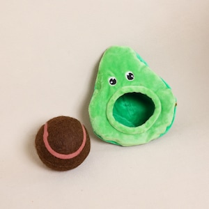 Avocado Dog Fetch Toy, Fun Dog Toy, Interactive Dog Toy, Dog Gift, New Puppy Gift
