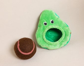 Avocado Dog Toy: Interactive Fetch Toy with Ball