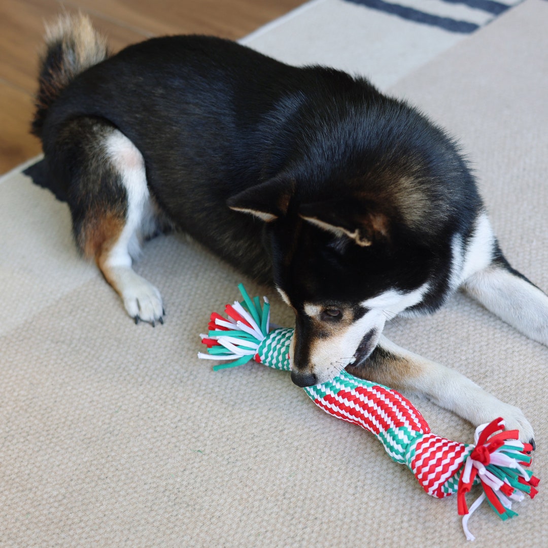 Christmas Sweet Candy Knot Toy for Dogs
