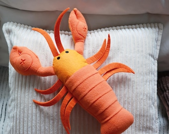 Lobster Dog Snuffle Toy with Squeaker: Enrichment Pet Snuffle Mat