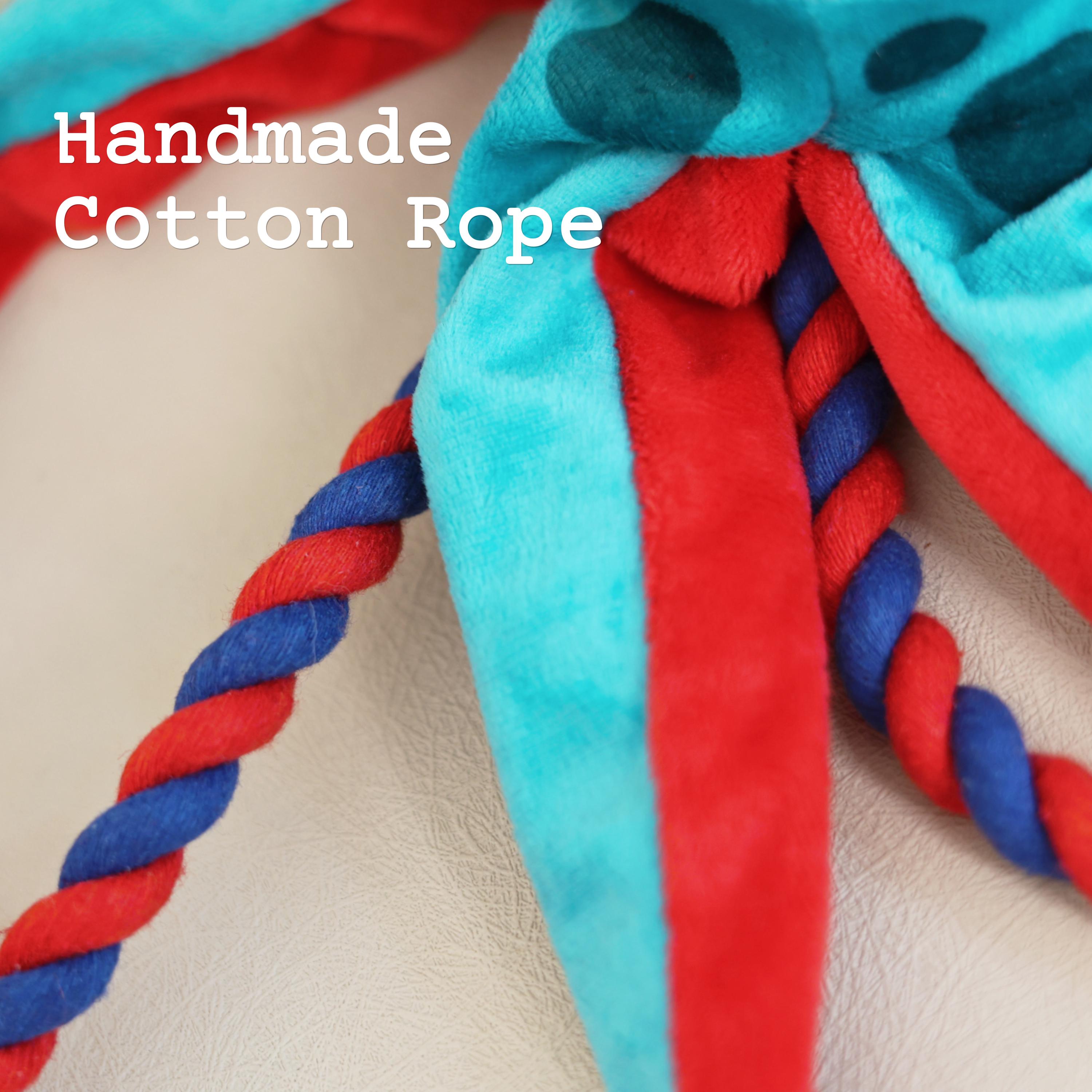 Handmade Octopus Dog Rope Toy: Squeaky Plush Chew Toy - Etsy