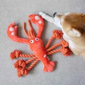 Juguete de cuerda con forma de langosta para perros, juguete para olfatear con forma de pulpo, juguete de rompecabezas con forma de tortuga, juguete de rompecabezas con forma de cangrejo, juguete para cachorros, regalo de vacaciones para perros, regalo de cumpleaños