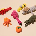Handmade Recycled Cotton Dog Rope Toy: Animal Chew Toy for Puppies product logo