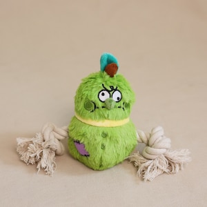 Pear Dog Rope Toy, Handmade Dog Chew Toy, Dog Gift, Puppy Toy, Interactive Dog Toy, Funny Toy