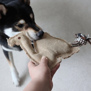 Camel Dog Plush Toy, Handmade Hemp Rope Chew Toy, Durable Pet Interactive Toy, Dog Training Toy, Dog Gift