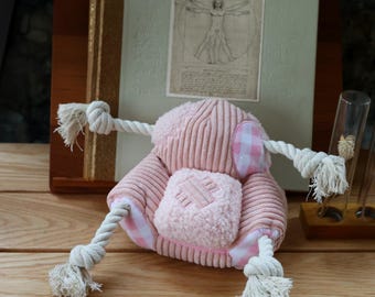 Handmade Couch Dog Rope Toy: Interactive Chew Toy, Tug of War