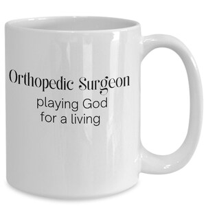 Orthopedic Surgeon, Surgeon Gift, Gift for Surgeon, Medical Student Gift, Surgeon Gift, Surgery Gift- Orthopedic Surgeon Playing God