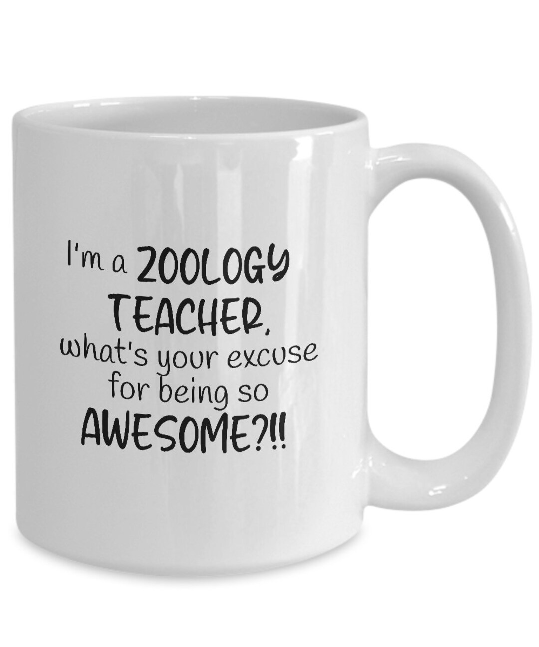 Zoology Teacher Mug, Science Teacher Gift, Biology Teacher Gift, Funny