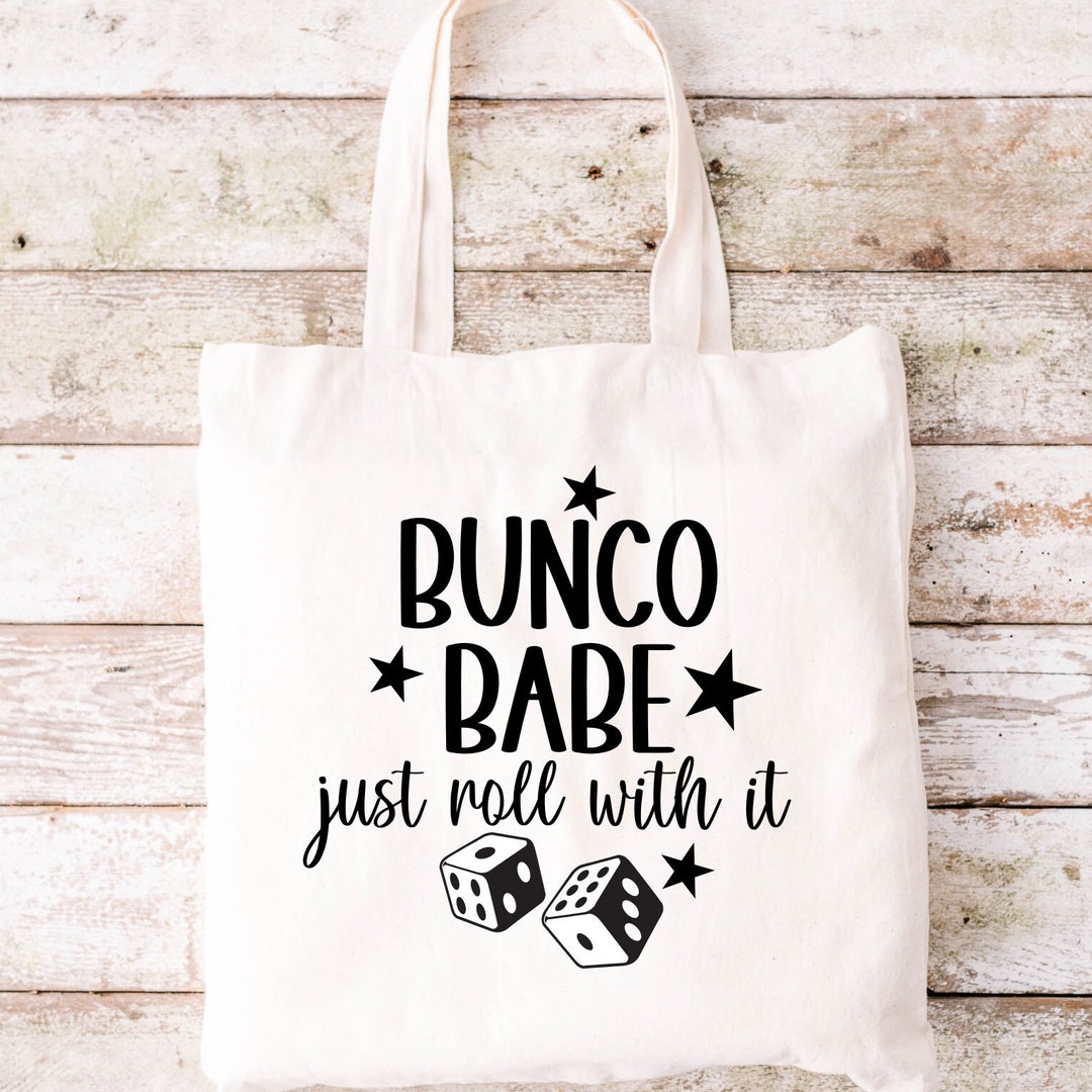 Bunco Tote Bag, Bunco Tote, Bunco Gifts, Girls Night Out, Bunco Babe