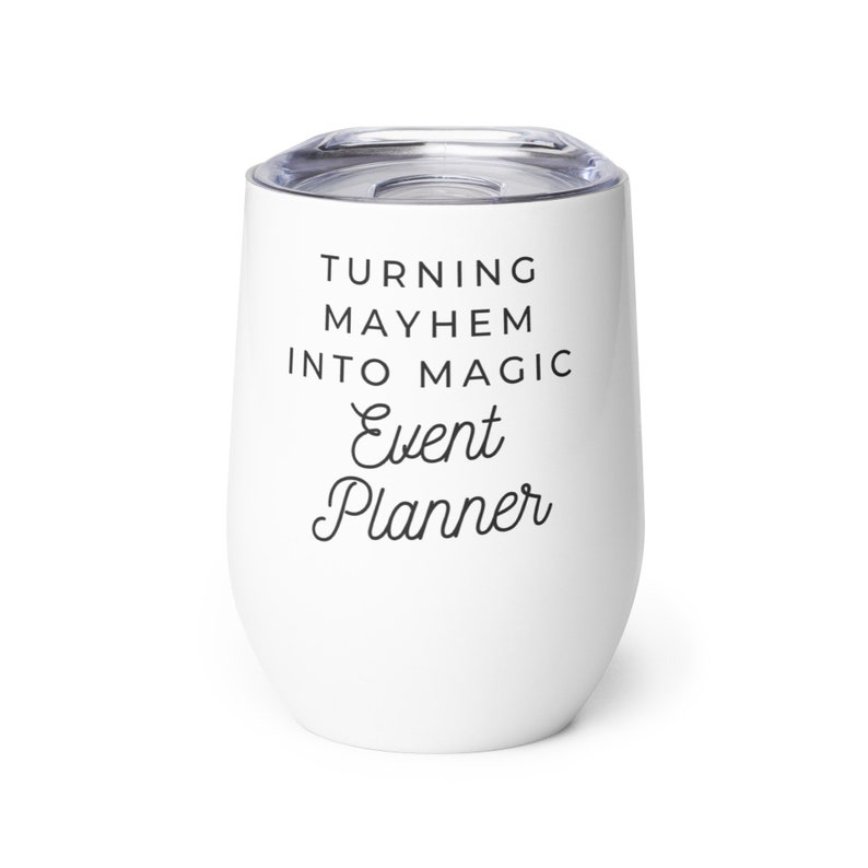 Event Planner Wine Tumbler Event Planner Gift Wedding Etsy