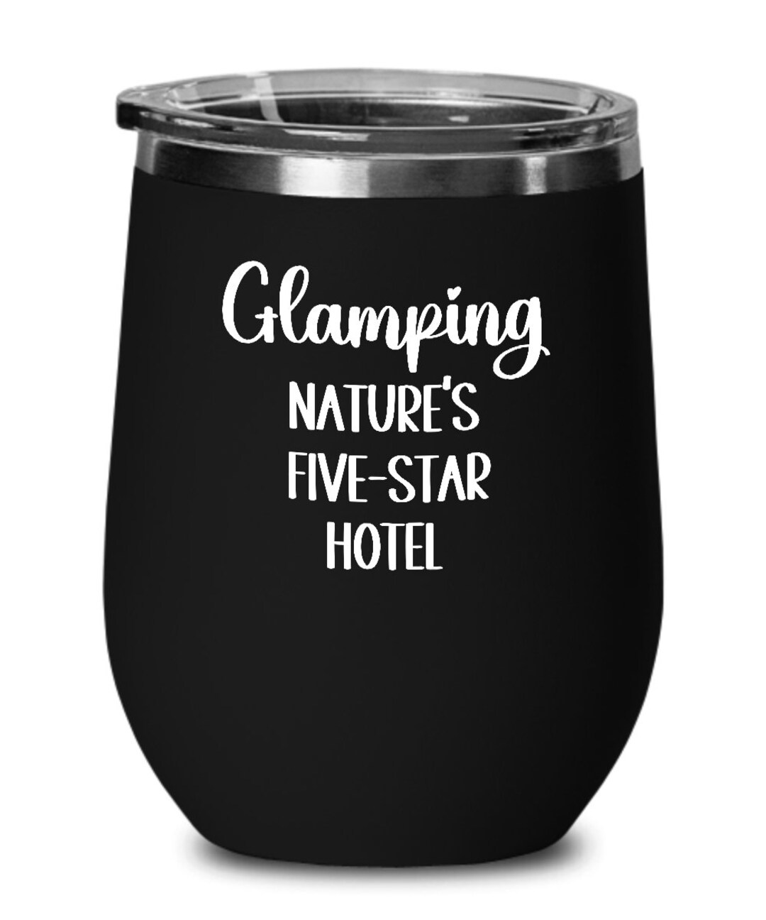 Glamping Wine Tumbler, Glamping Gift, Glamping Party, Slumber Party