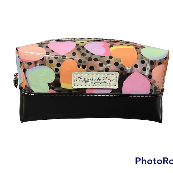 Vinyl Makeup Bag Etsy