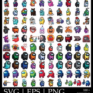 100+ Onder ons Bestand voor Cricut | Onder ons Game Impasta Characters | Oplichter Figuur | Direct downloaden | Digitale bestanden | 190+ UNIEK ONTWERP