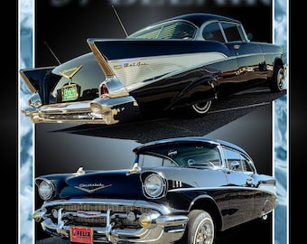 16x20 1957 Chevrolet Belair Poster