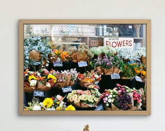 San Francisco Bi-Rite Flowers Film Photograph; Photo Print Wall Art