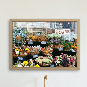 San Francisco Bi-Rite Flowers Film Photograph; Photo Print Wall Art