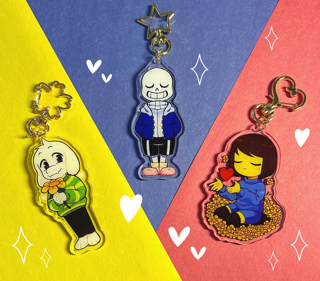 Undertale | Sans Frisk Asriel Keychains