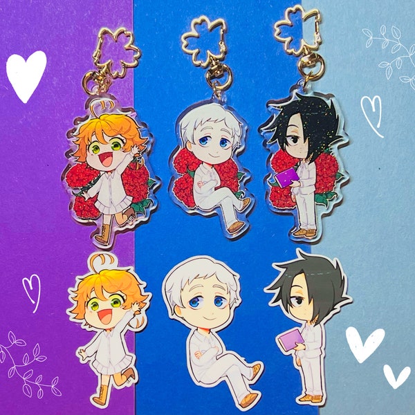 TPN | Emma Norman & Ray keychains + stickers