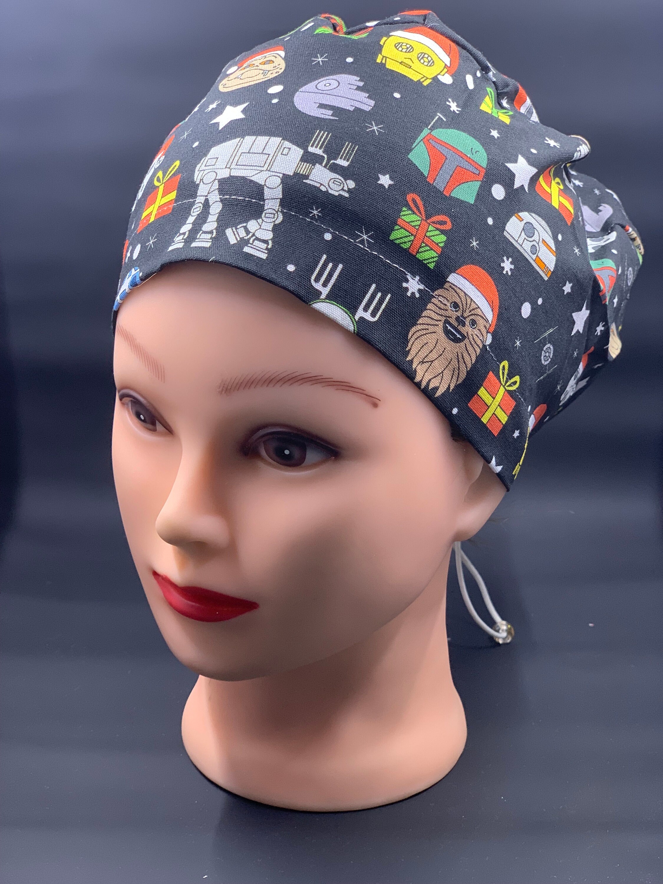Star Wars Christmas Scrub Cap Etsy Australia