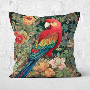 Parrot Pillow Cover Etsy UK
