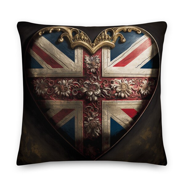 Union Jack Pillow Etsy
