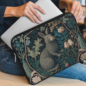 Designer MacBook Air William Morris Case, Arts & Crafts Premium Laptop MacBook Pro Sleeve, MacBook Air 13 inch sleeve, 15 inch sleeve