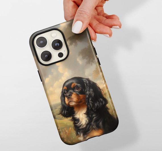 Cavalier King Charles Spaniel Phone Case Wallet - Pastel Cavalier King Charles Spaniel Phone Case Wallet - Pastel
