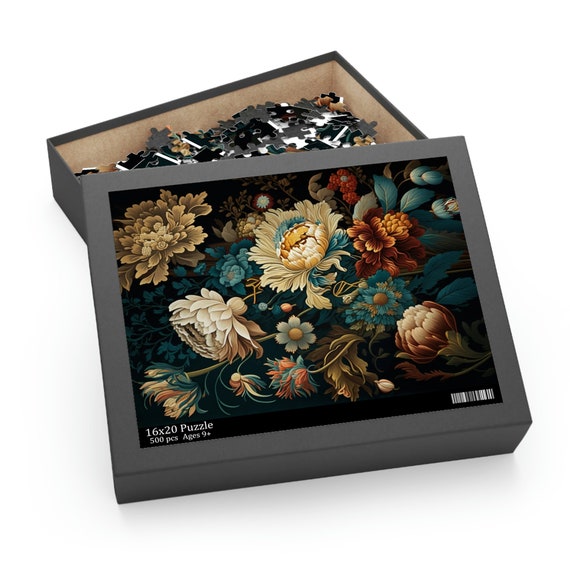 Stunning Floral Jigsaw Puzzle (120, 252, 500-piece