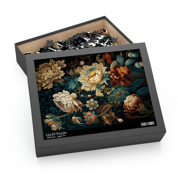 Stunning Floral Jigsaw Puzzle 120, 252, 500-piece Millefleurs