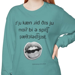 Speech Therapist Tee, International Phonetic Alphabet, Speech Language Pathologist, Long Sleeve T-Shirt, , Funny, Gift Idea Speech Teacher