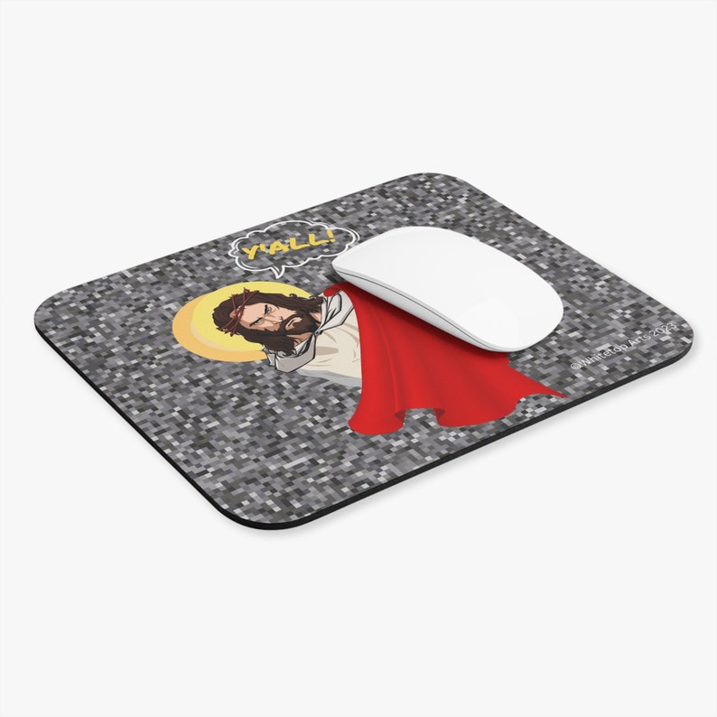 Jesus Mouse For Computer Angry Jesus Mouse Pad 9