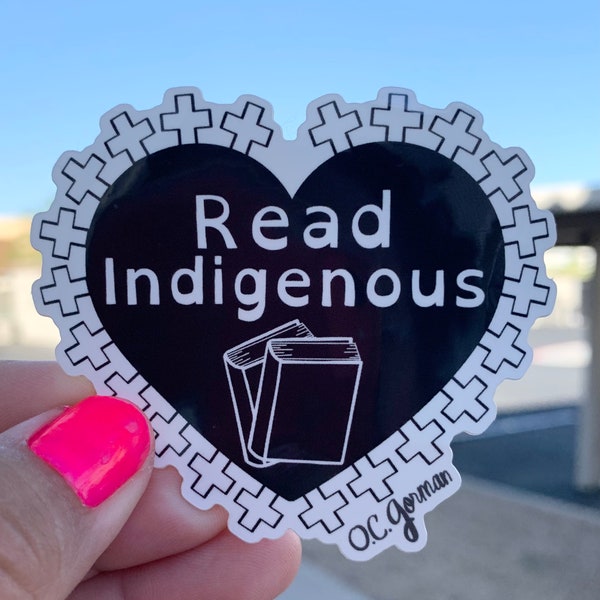 Read Indigenous Books Vinyl Sticker