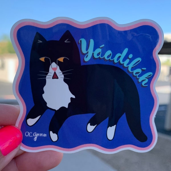 Yáadiláh Mósí Cat Vinyl Sticker