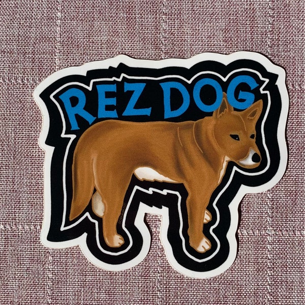 Rez Dog Vinyl Sticker